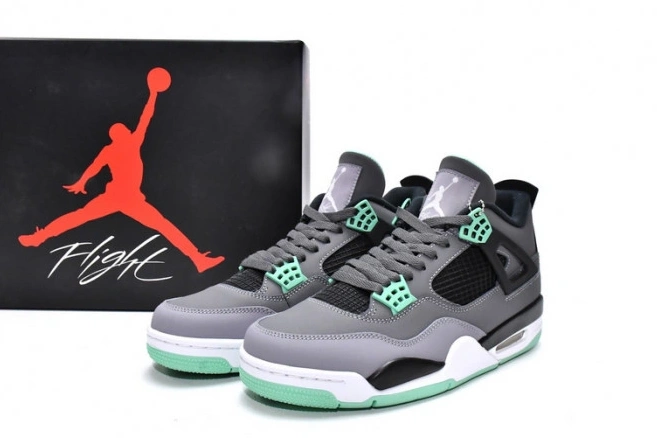 Cheap 4 Air Retro Green Jordan Glow 308497-033 0701